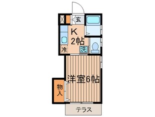 コ－ポラスＯＺＡＷＡの物件間取画像